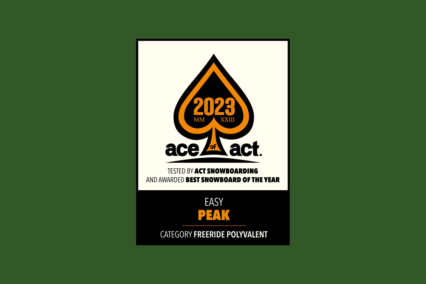 La Peak distinguée par Act Snowboarding !